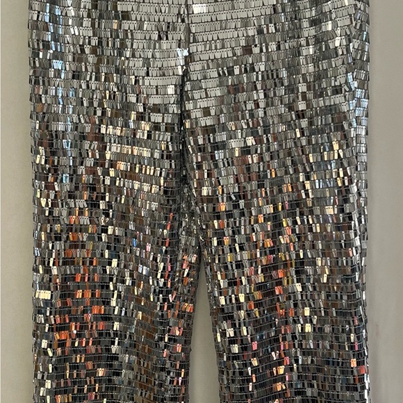 SIMON MILLER- SEQUIN ROBO PANT IN SATELLITE SILVER - Picture 10 of 10